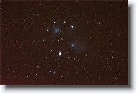 M45_20150122_2010 *  
Object M45 (Pleiades) 
Telescope Takahashi FSQ-106 EDX III f/5 Astrograph 
Date 2015 January 22 
Camera Nikon D5200 DSLR 
Time 20:10 
Exposure 10.7 secs at ISO 6400 
Notes  
 *  
Object M45 (Pleiades) 
Telescope Takahashi FSQ-106 EDX III f/5 Astrograph 
Date 2015 January 22 
Camera Nikon D5200 DSLR 
Time 20:10 
Exposure 10.7 secs at ISO 6400 
Notes  
 * 2992 x 2000 * (7.19MB)