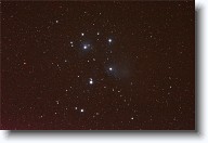 M45_20150122_2010 *  
Object M45 (Pleiades) 
Telescope Takahashi FSQ-106 EDX III f/5 Astrograph 
Date 2015 January 22 
Camera Nikon D5200 DSLR 
Time 20:10 
Exposure 10.7 secs at ISO 6400 
Notes  
 *  
Object M45 (Pleiades) 
Telescope Takahashi FSQ-106 EDX III f/5 Astrograph 
Date 2015 January 22 
Camera Nikon D5200 DSLR 
Time 20:10 
Exposure 10.7 secs at ISO 6400 
Notes  
 * 2992 x 2000 * (7.19MB)